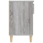 Shoe Cabinet Grey Sonoma 102x36x60 cm Engineered Wood - Bargainia.com - 