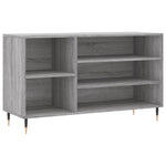 Shoe Cabinet Grey Sonoma 102x36x60 cm Engineered Wood - Bargainia.com - 