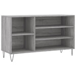 Shoe Cabinet Grey Sonoma 102x36x60 cm Engineered Wood - Bargainia.com - 