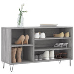 Shoe Cabinet Grey Sonoma 102x36x60 cm Engineered Wood - Bargainia.com - 