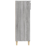 Shoe Cabinet Grey Sonoma 40x36x105 cm Engineered Wood - Bargainia.com - 