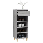 Shoe Cabinet Grey Sonoma 40x36x105 cm Engineered Wood - Bargainia.com - 
