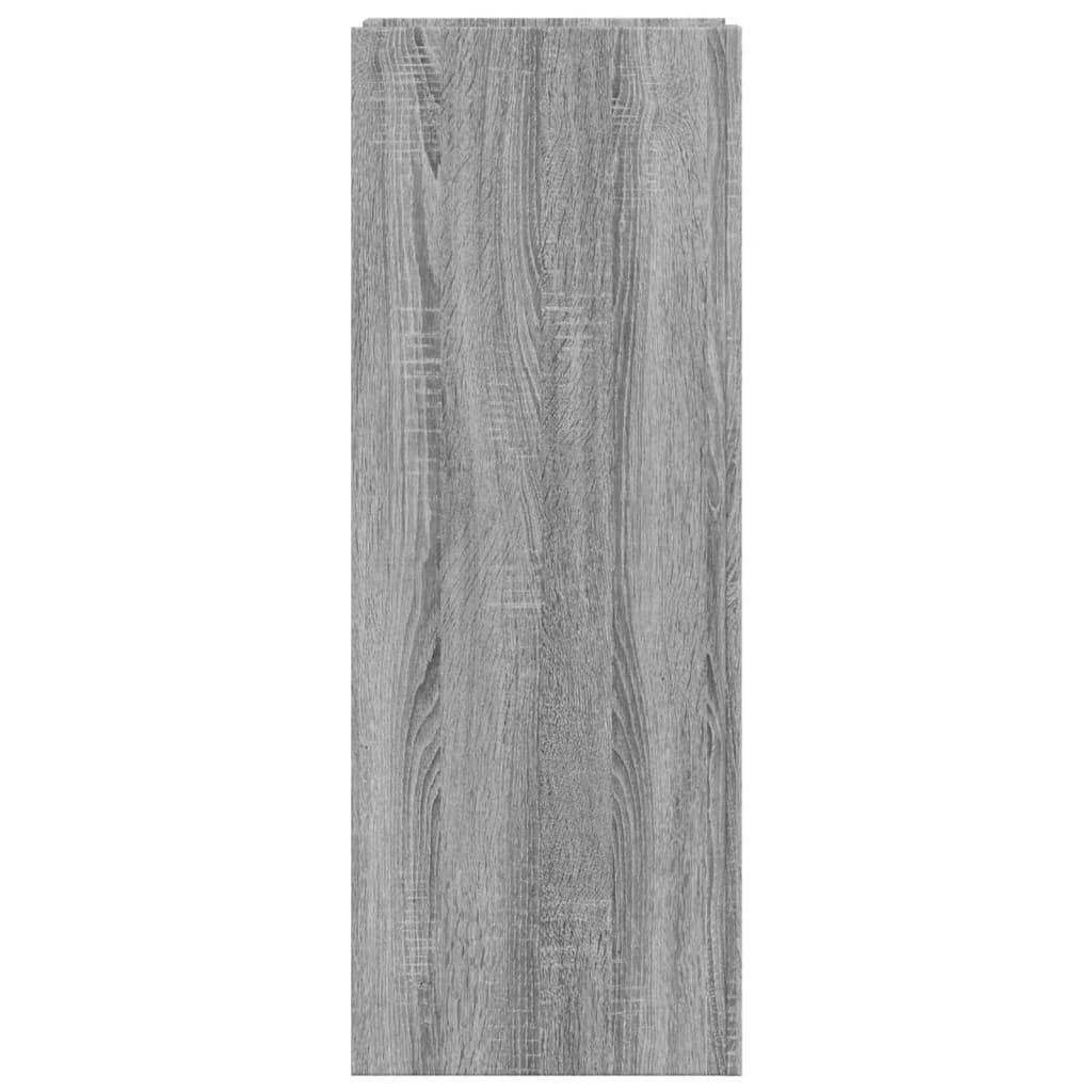 Shoe Cabinet Grey Sonoma 52x37.5x100 cm Engineered Wood - Bargainia.com - 