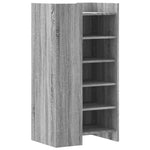 Shoe Cabinet Grey Sonoma 52x37.5x100 cm Engineered Wood - Bargainia.com - 