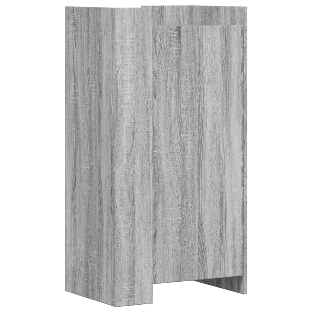 Shoe Cabinet Grey Sonoma 52x37.5x100 cm Engineered Wood - Bargainia.com - 
