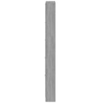 Shoe Cabinet Grey Sonoma 59x17x169 cm Engineered Wood - Bargainia.com - 