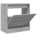 Shoe Cabinet Grey Sonoma 60x34x63.5 cm Engineered Wood - Bargainia.com - 