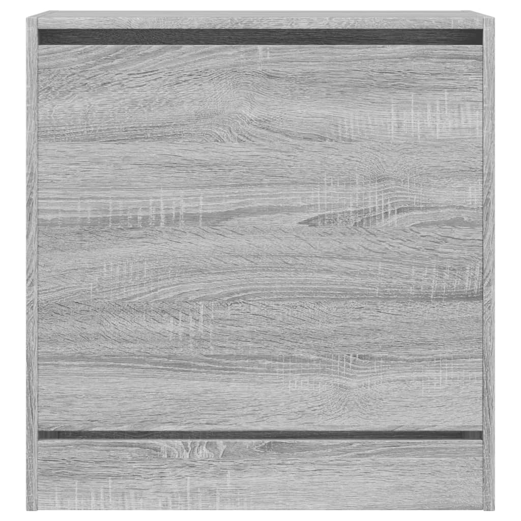 Shoe Cabinet Grey Sonoma 60x34x63.5 cm Engineered Wood - Bargainia.com - 