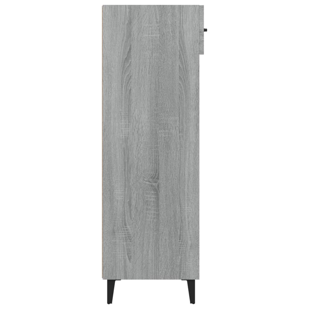 Shoe Cabinet Grey Sonoma 60x35x105 cm Engineered Wood - Bargainia.com - 