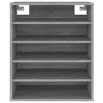 Shoe Cabinet Grey Sonoma 60x35x70 cm Engineered Wood - Bargainia.com - 