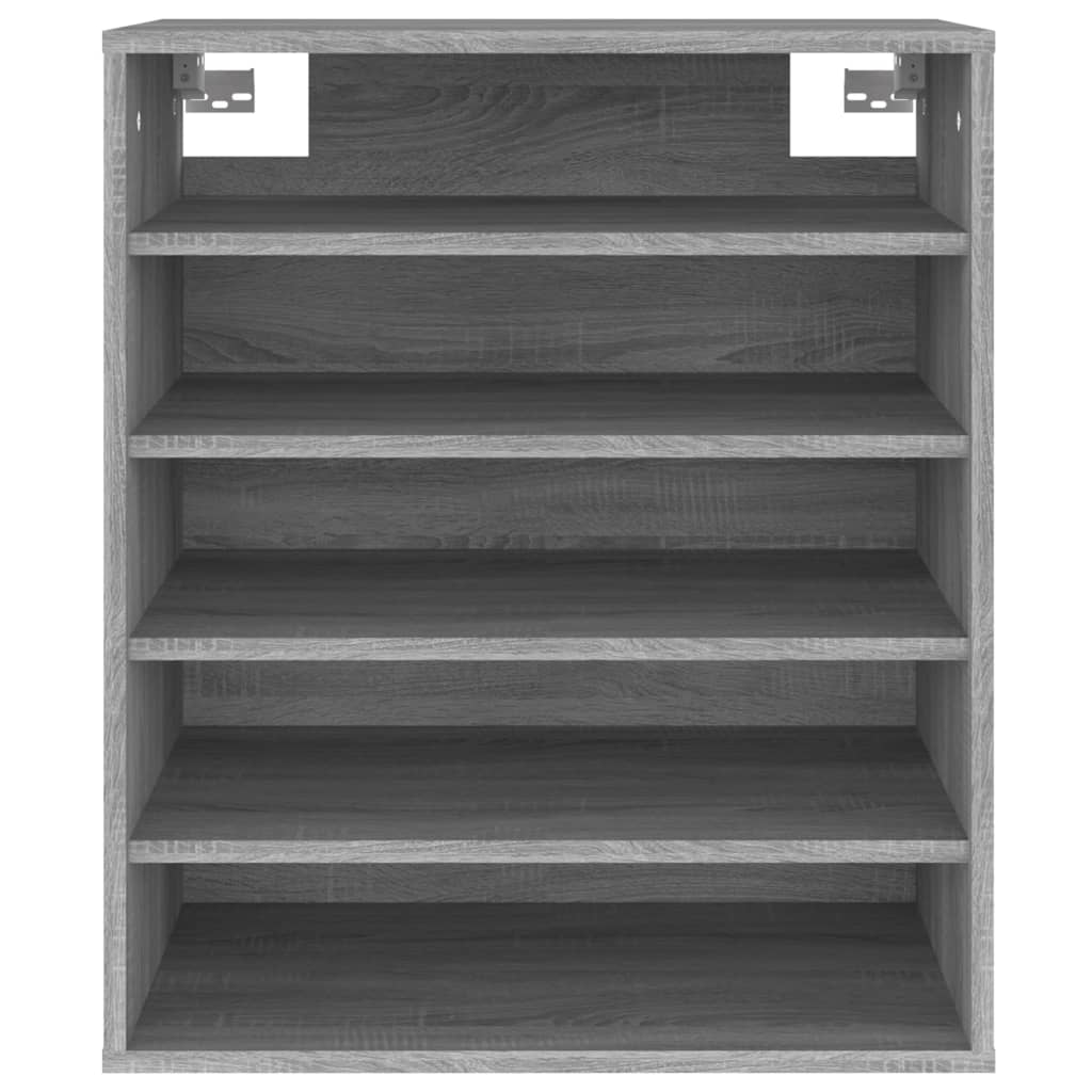 Shoe Cabinet Grey Sonoma 60x35x70 cm Engineered Wood - Bargainia.com - 