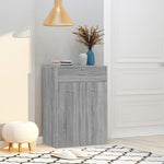 Shoe Cabinet Grey Sonoma 60x35x84 cm Engineered Wood - Bargainia.com - 