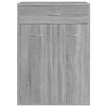 Shoe Cabinet Grey Sonoma 60x35x84 cm Engineered Wood - Bargainia.com - 