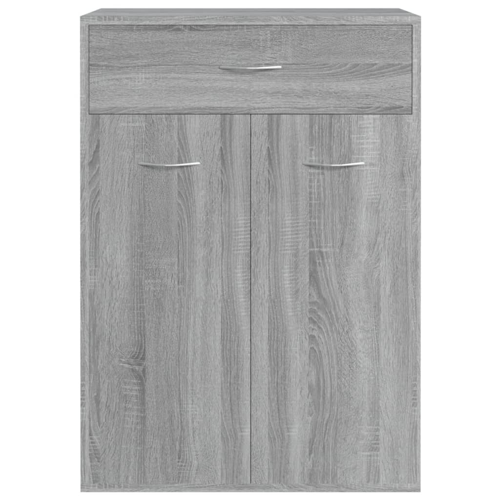 Shoe Cabinet Grey Sonoma 60x35x84 cm Engineered Wood - Bargainia.com - 