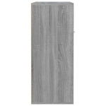 Shoe Cabinet Grey Sonoma 60x35x84 cm Engineered Wood - Bargainia.com - 
