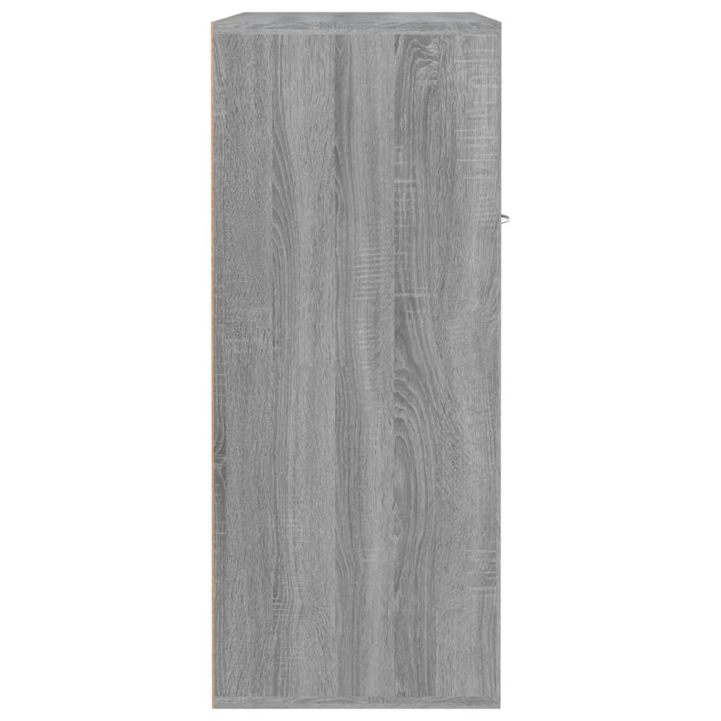 Shoe Cabinet Grey Sonoma 60x35x84 cm Engineered Wood - Bargainia.com - 