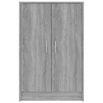 Shoe Cabinet Grey Sonoma 60x35x92 cm Engineered Wood - Bargainia.com - 