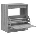 Shoe Cabinet Grey Sonoma 60x42x69 cm Engineered Wood - Bargainia.com - 
