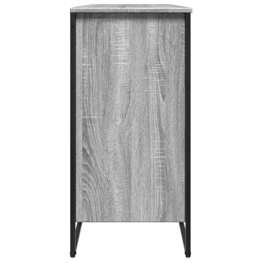 Shoe Cabinet Grey Sonoma 80x38x78 cm Engineered Wood - Bargainia.com - 
