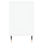 Shoe Cabinet High Gloss White 102x36x60 cm Engineered Wood - Bargainia.com - 