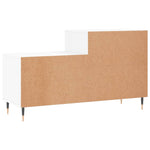 Shoe Cabinet High Gloss White 102x36x60 cm Engineered Wood - Bargainia.com - 