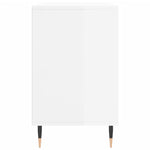 Shoe Cabinet High Gloss White 102x36x60 cm Engineered Wood - Bargainia.com - 