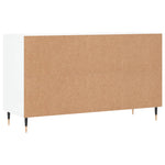 Shoe Cabinet High Gloss White 102x36x60 cm Engineered Wood - Bargainia.com - 