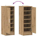 Shoe Cabinet Old Wood 32x35x92 cm Engineered Wood - Bargainia.com - 