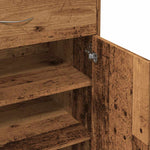 Shoe Cabinet Old Wood 60x35x84 cm Engineered Wood - Bargainia.com - 