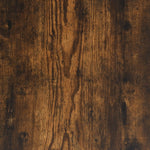 Shoe Cabinet Smoked Oak 100x35x70 cm Engineered Wood - Bargainia.com - 