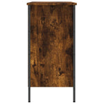 Shoe Cabinet Smoked Oak 100x35x70 cm Engineered Wood - Bargainia.com - 