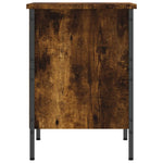 Shoe Cabinet Smoked Oak 38x35x50 cm Engineered Wood - Bargainia.com - 