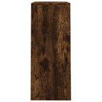 Shoe Cabinet Smoked Oak 60x35x84 cm Engineered Wood - Bargainia.com - 