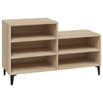 Shoe Cabinet Sonoma Oak 102x36x60 cm Engineered Wood - Bargainia.com - 