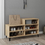 Shoe Cabinet Sonoma Oak 102x36x60 cm Engineered Wood - Bargainia.com - 