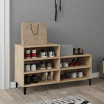 Shoe Cabinet Sonoma Oak 102x36x60 cm Engineered Wood - Bargainia.com - 