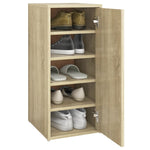 Shoe Cabinet Sonoma Oak 32x35x70 cm Engineered Wood - Bargainia.com - 