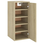 Shoe Cabinet Sonoma Oak 32x35x70 cm Engineered Wood - Bargainia.com - 