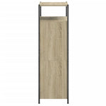 Shoe Cabinet Sonoma Oak 60x34x112 cm Engineered Wood - Bargainia.com - 