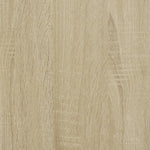 Shoe Cabinet Sonoma Oak 60x34x112 cm Engineered Wood - Bargainia.com - 