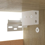 Shoe Cabinet Sonoma Oak 60x35x70 cm Engineered Wood - Bargainia.com - 