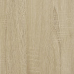 Shoe Cabinet Sonoma Oak 80x34x63 cm Engineered Wood - Bargainia.com - 