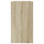 Shoe Cabinet Sonoma Oak 80x34x63 cm Engineered Wood - Bargainia.com - 