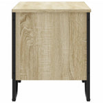 Shoe Cabinet Sonoma Oak 90x38x45.5 cm Engineered Wood - Bargainia.com - 
