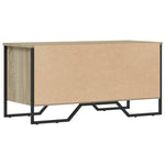 Shoe Cabinet Sonoma Oak 90x38x45.5 cm Engineered Wood - Bargainia.com - 