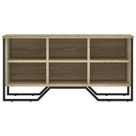 Shoe Cabinet Sonoma Oak 90x38x45.5 cm Engineered Wood - Bargainia.com - 