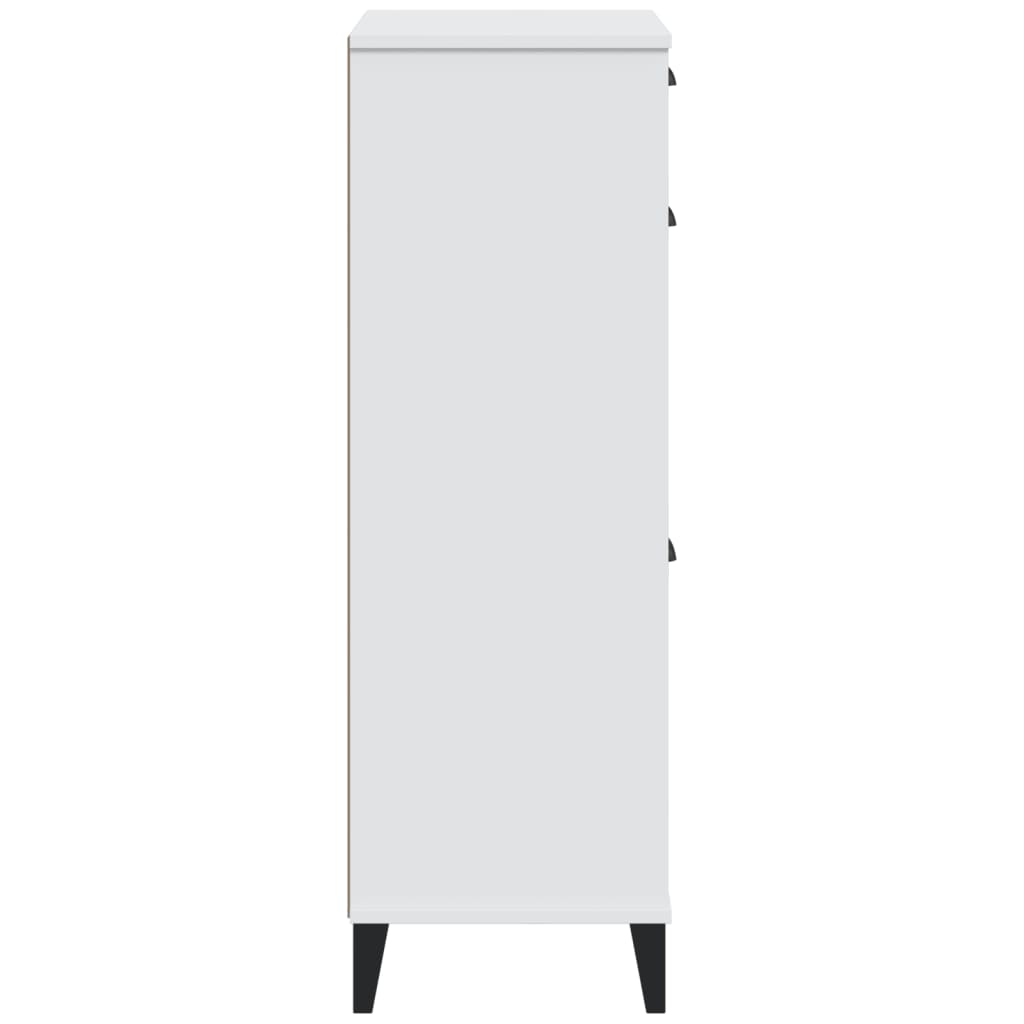 Shoe Cabinet VIKEN White Engineered Wood - Bargainia.com - 