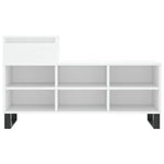 Shoe Cabinet White 102x36x60 cm Engineered Wood - Bargainia.com - 