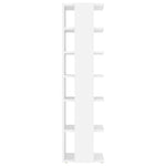 Shoe Cabinet White 27.5x27x102 cm Engineered Wood - Bargainia.com - 