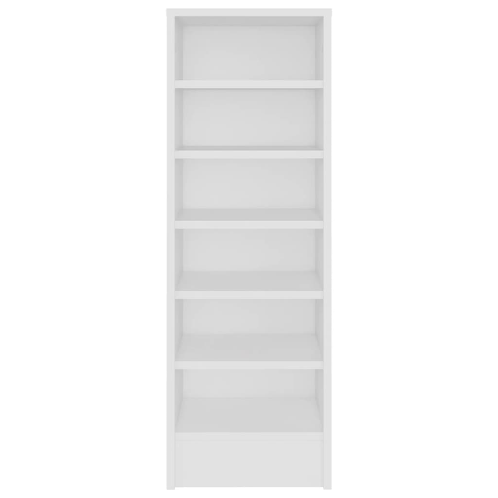 Shoe Cabinet White 31.5x35x90 cm Engineered Wood - Bargainia.com - 
